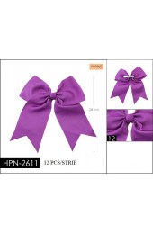Cheer Bows-HPN-2611/PURPLE